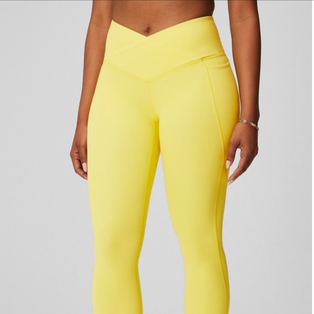 Fabletics Oasis PureLux High Waisted Cross OverLeggings NWT